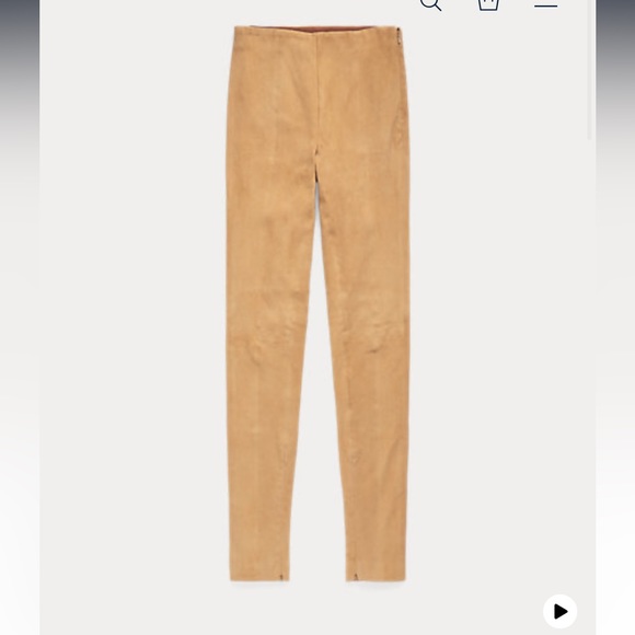 🌸Ralph Lauren suede stretch pants - Picture 1 of 12